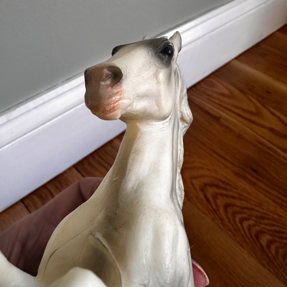 Vintage Breyer Rearing Lipizzan Stallion Alabaster #620 7.5" - Picture 12 of 14